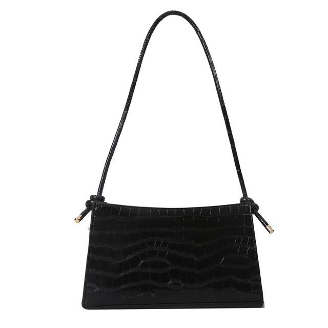 Crocodile Grain Shoulder Bag SpreePicky