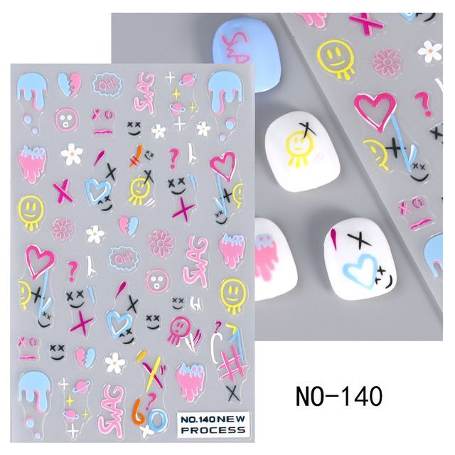 Cat Nail Art Stickers SpreePicky