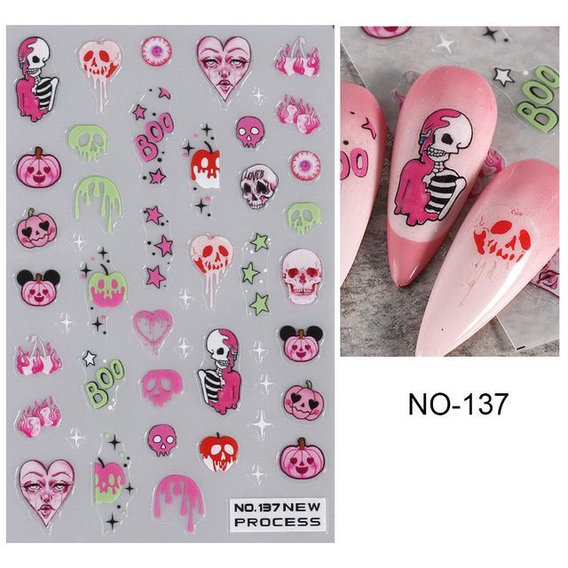 Halloween Nail Art Stickers SpreePicky