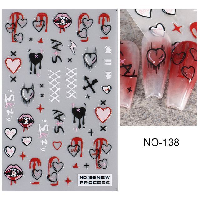 Halloween Nail Art Stickers SpreePicky