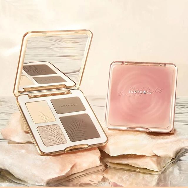 2 IN 1 Highlighter Contour Palette mySite