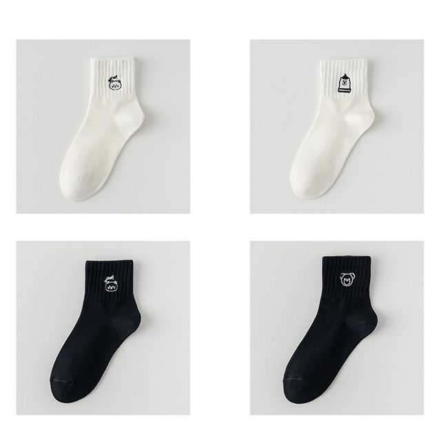 Embroidered Socks Set SpreePicky