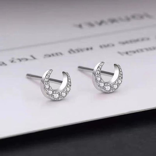 Moon Stud Earring SpreePicky