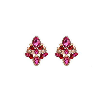 Rhinestone Drop Earring / Stud Earring SpreePicky