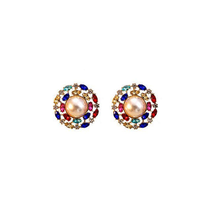 Rhinestone Drop Earring / Stud Earring SpreePicky