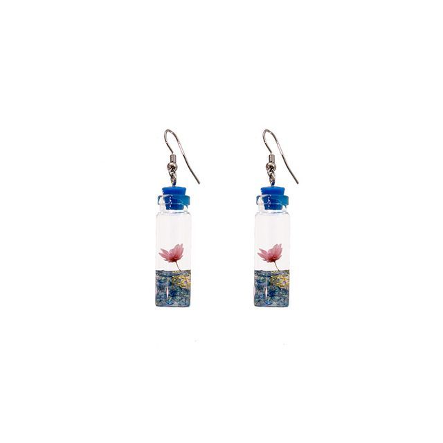 Wish Bottle Drop Earring SpreePicky