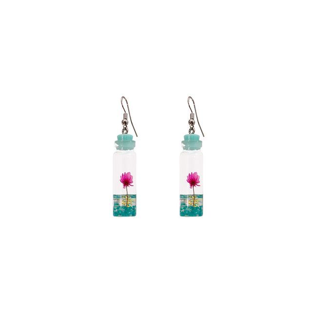 Wish Bottle Drop Earring SpreePicky