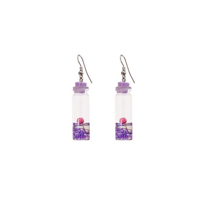 Wish Bottle Drop Earring SpreePicky