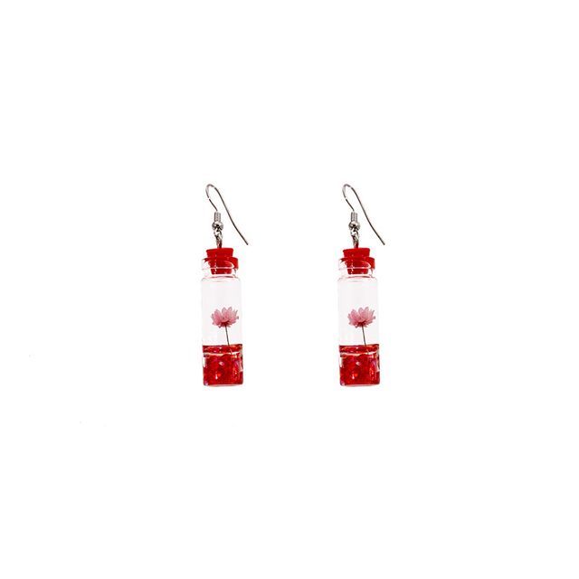 Wish Bottle Drop Earring SpreePicky