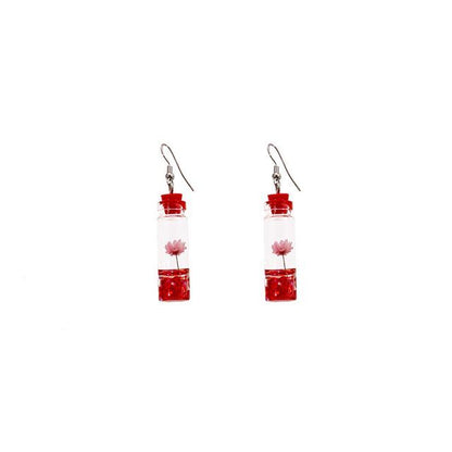 Wish Bottle Drop Earring SpreePicky