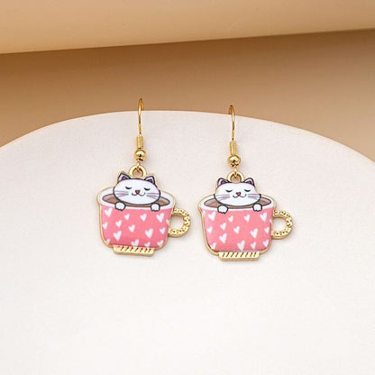 Cat Drop Earring SpreePicky