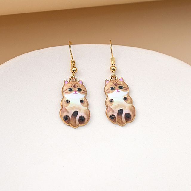 Cat Drop Earring SpreePicky