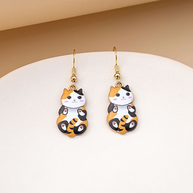 Cat Drop Earring SpreePicky