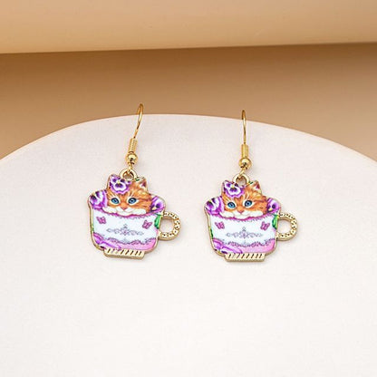 Cat Drop Earring SpreePicky