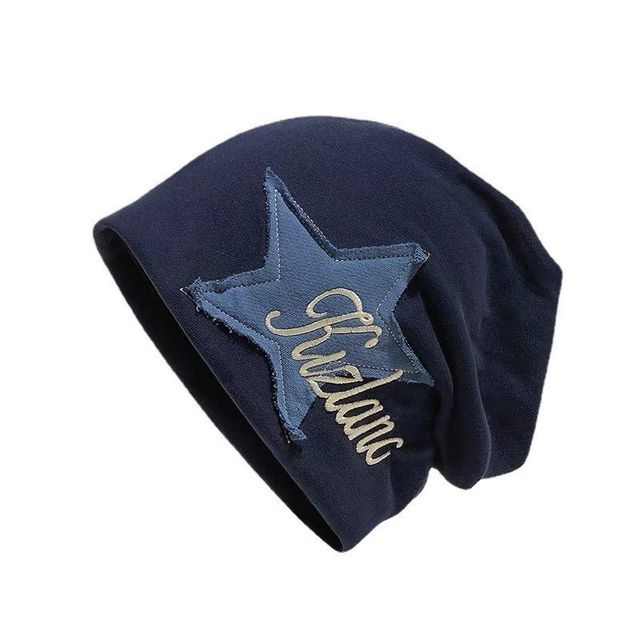 Lettering Star Embroidered Slouchy Beanie SpreePicky