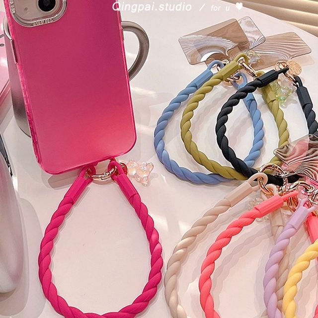 Plain Silicone Mobile Phone Hanging Decoration SpreePicky