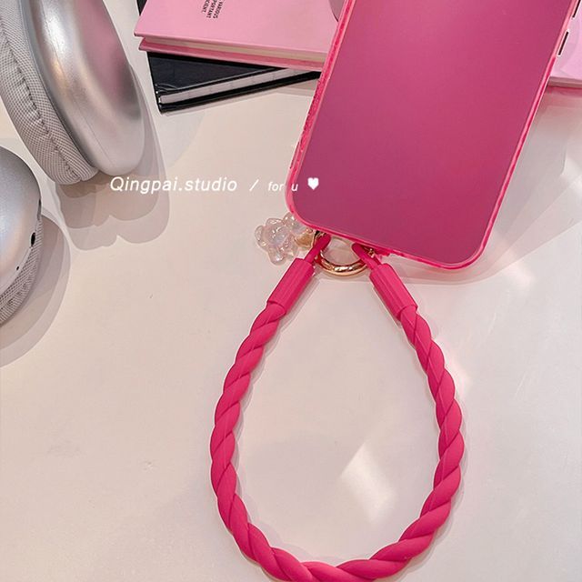 Plain Silicone Mobile Phone Hanging Decoration SpreePicky