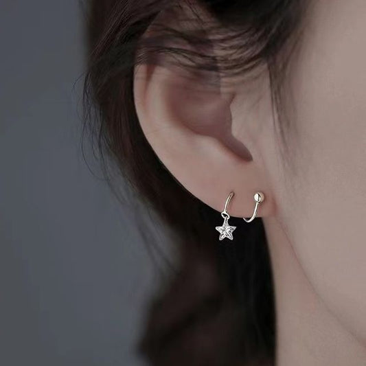 Star Spiral Alloy Stud Earring SpreePicky