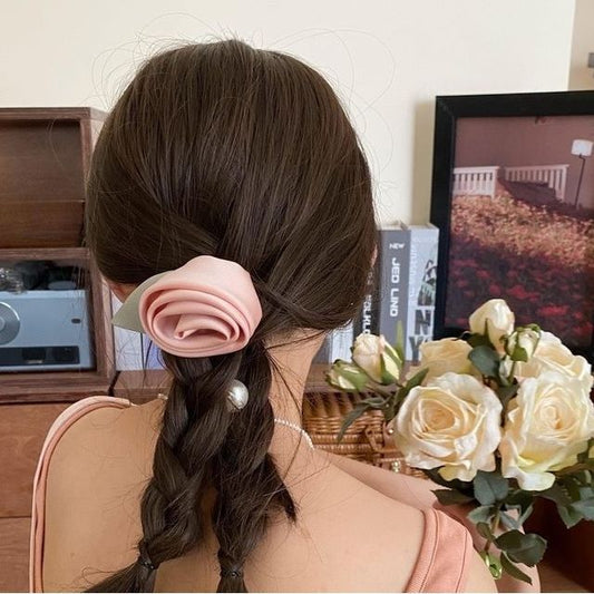 Rose Fabric Hair Tie SpreePicky