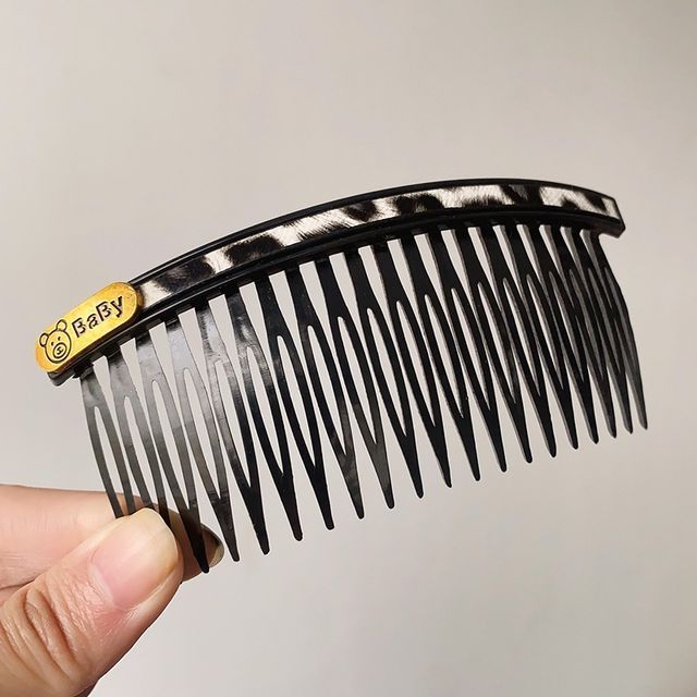 Faux Leather / Acrylic Hair Comb (Various Designs) SpreePicky