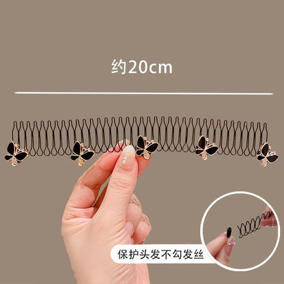 Acrylic Alloy Hair Comb (Various Designs) SpreePicky