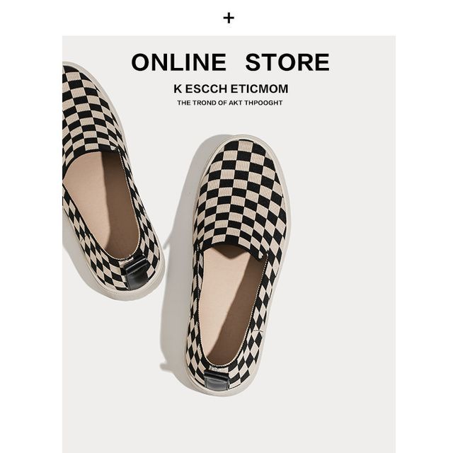 Patterned Slip Ons mySite