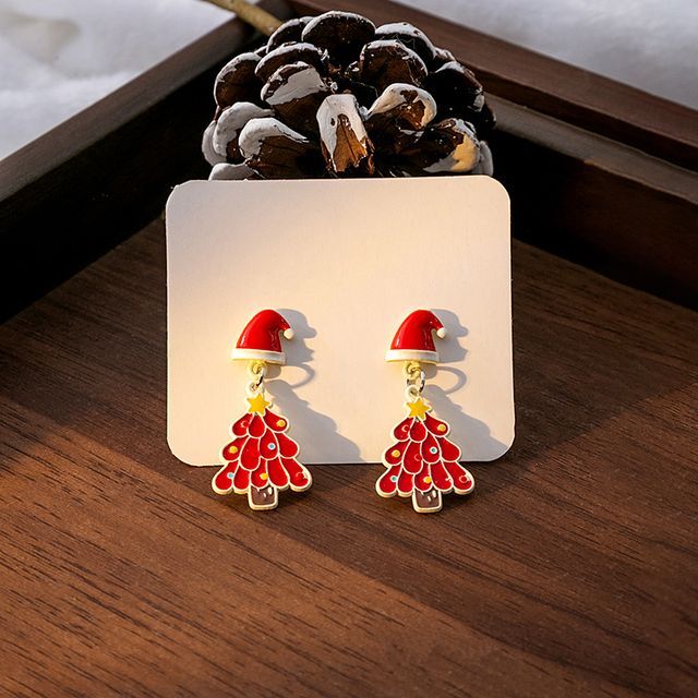 Christmas Alloy Drop Earring SpreePicky