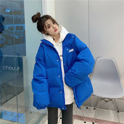 Plain Puffer Jacket SpreePicky