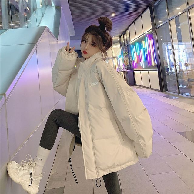 Plain Puffer Jacket SpreePicky