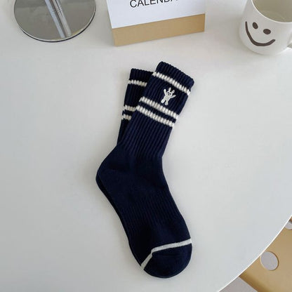 Rabbit Embroidered Socks / Set SpreePicky