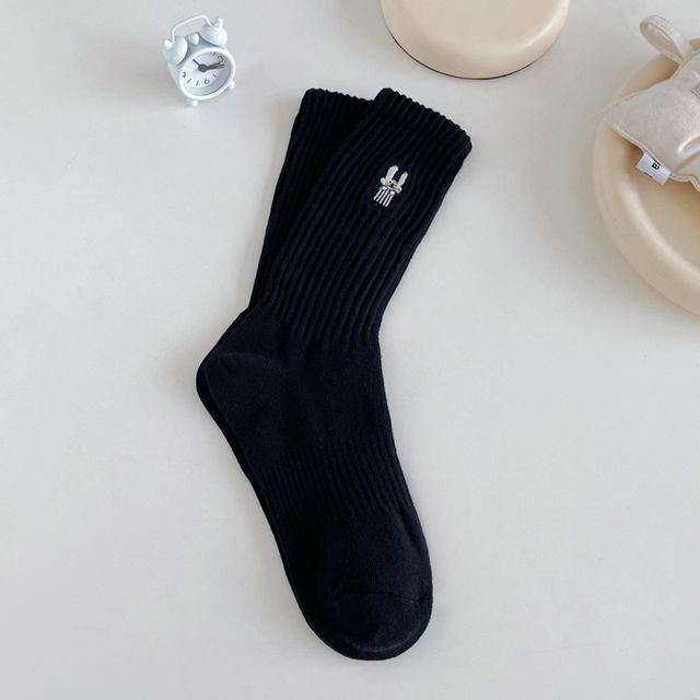 Rabbit Embroidered Socks SpreePicky