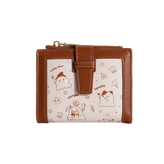 Cartoon Bifold Short Wallet SpreePicky