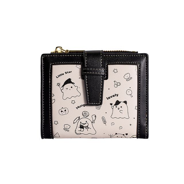 Cartoon Bifold Short Wallet SpreePicky