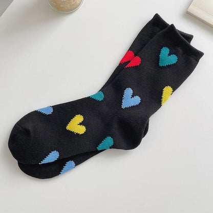 Heart Print Socks SpreePicky