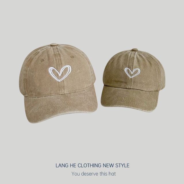 Heart Embroidery Cap SpreePicky