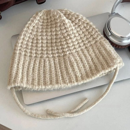 Plain Knit Cloche Hat SpreePicky