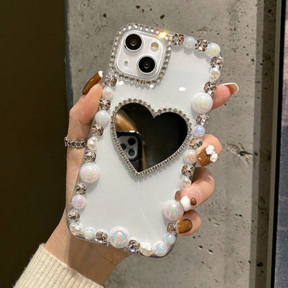 Faux Pearl / Mirrored Transparent Phone Case SpreePicky