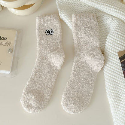 Eye Embroidered Socks Set SpreePicky