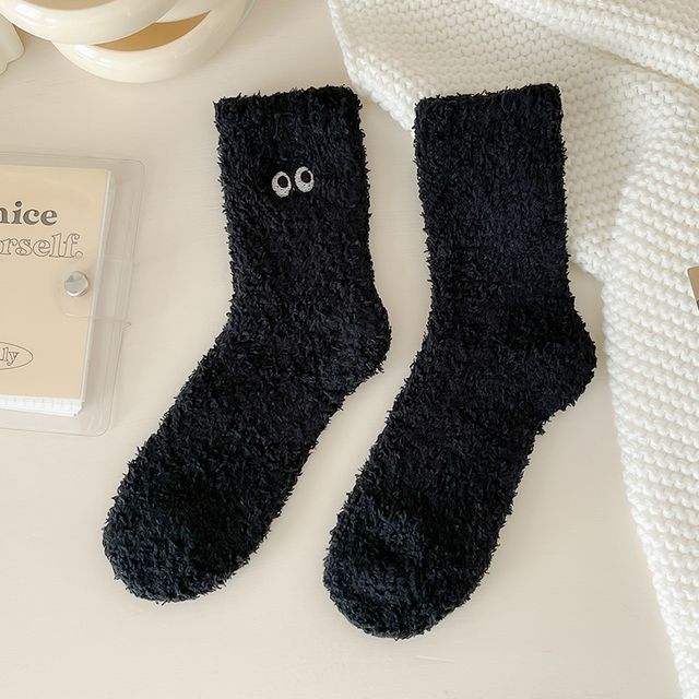 Eye Embroidered Socks Set SpreePicky