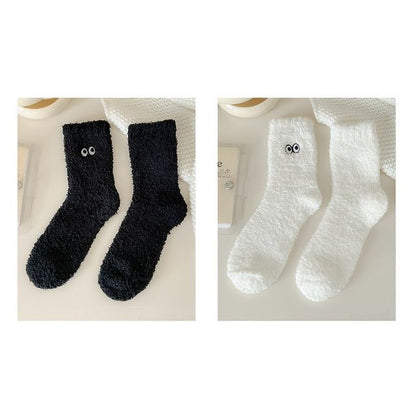 Eye Embroidered Socks Set SpreePicky