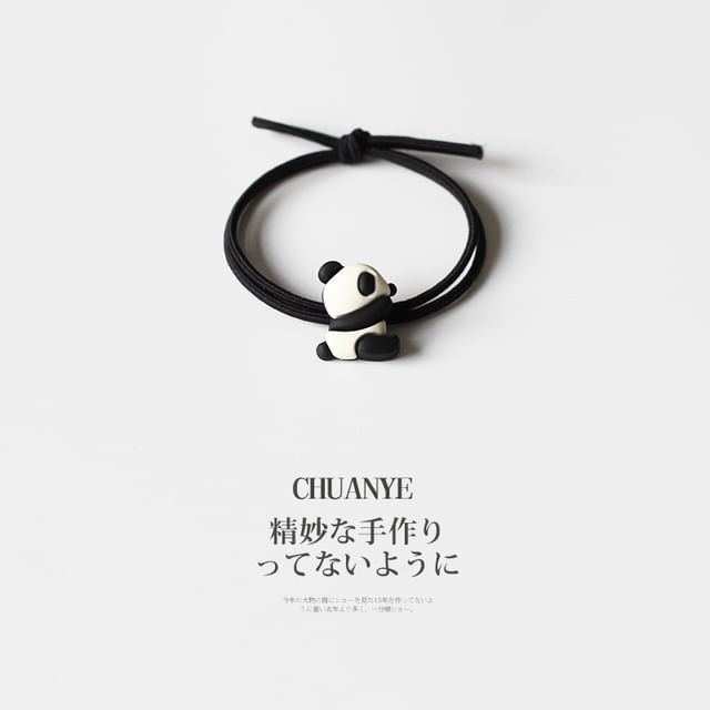 Panda Resin Hair Tie SpreePicky