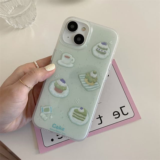 Dessert Phone Case - iPhone 15 Pro Max / 15 Pro / 15 / 14 Pro Max / 14 Pro / 14 / 13 Pro Max / 13 Pro / 13 / 12 Pro Max / 12 Pro / 12 / 11 SpreePicky