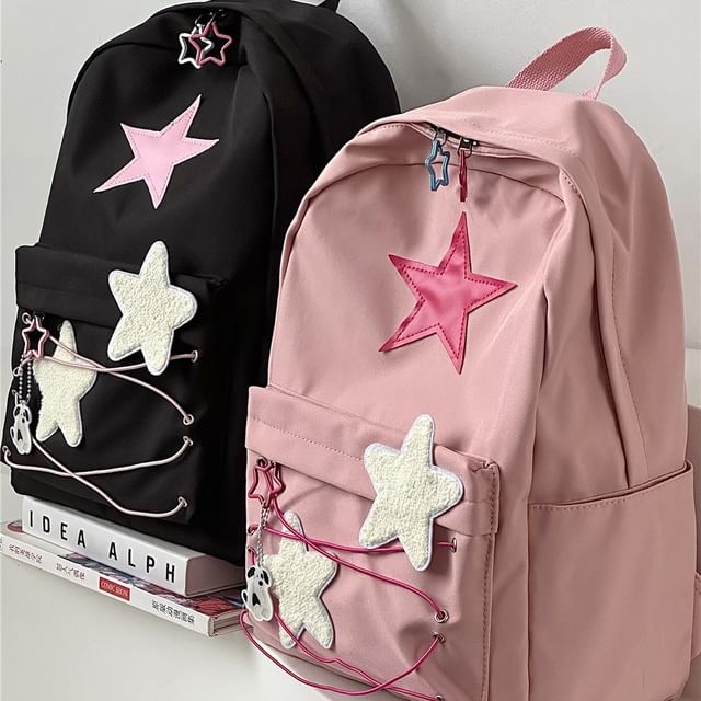 Star Pattern Backpack / Bag Charm / Set SpreePicky