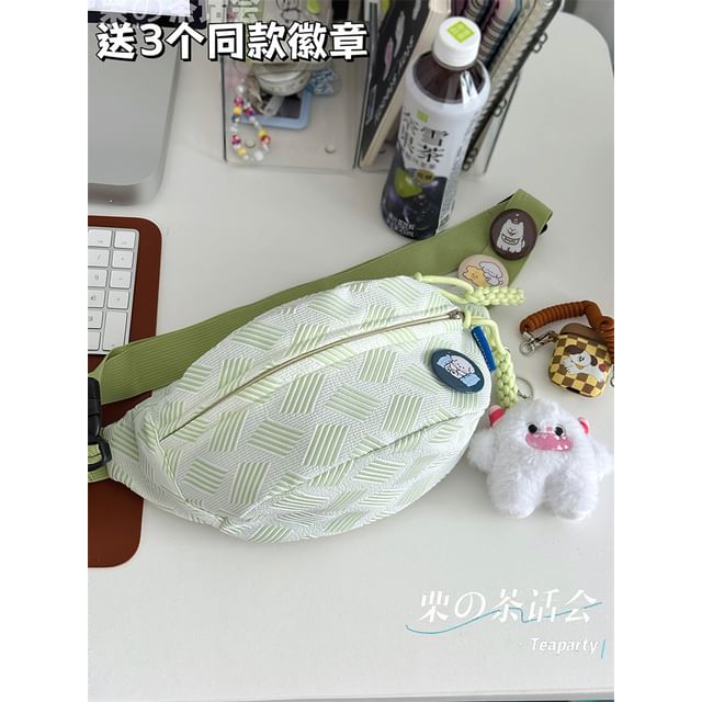 Woven Waist Bag / Bag Charm / Pin / Set SpreePicky