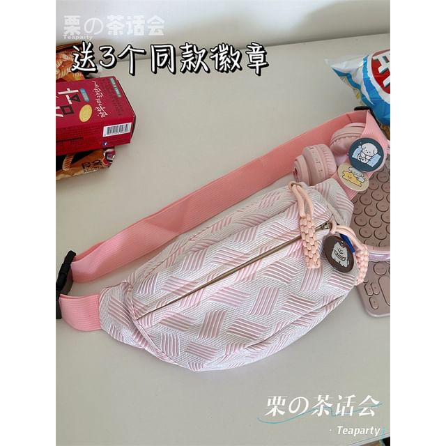 Woven Waist Bag / Bag Charm / Pin / Set SpreePicky