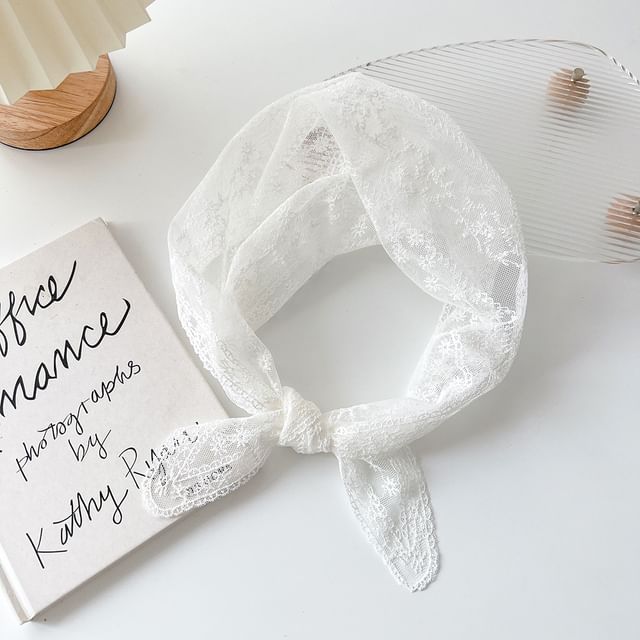 Lace Triangle Headband SpreePicky