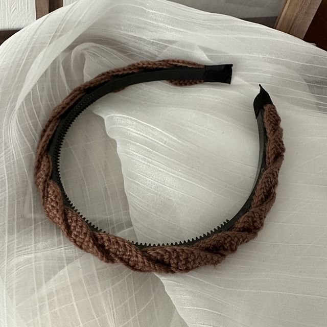 Twisted Woven Knit Headband SpreePicky