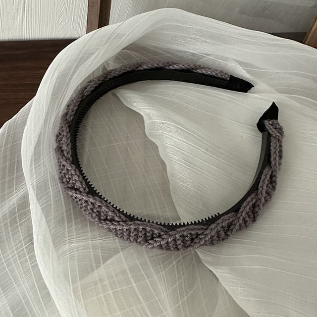 Twisted Woven Knit Headband SpreePicky