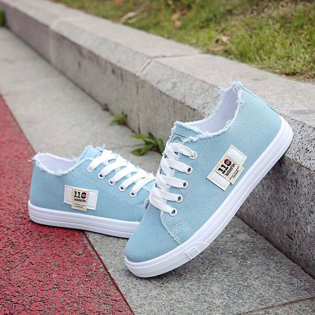 Fray Canvas Sneakers SpreePicky