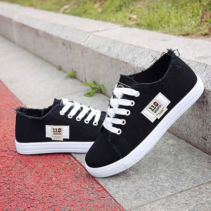 Fray Canvas Sneakers SpreePicky